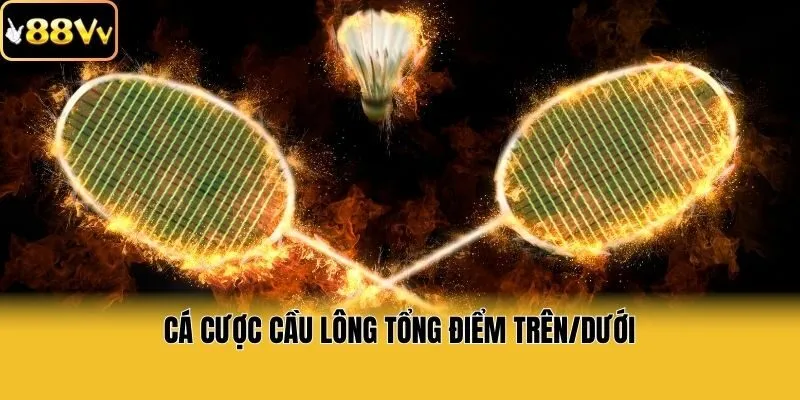Cá cược cầu lông tổng điểm trên/dưới