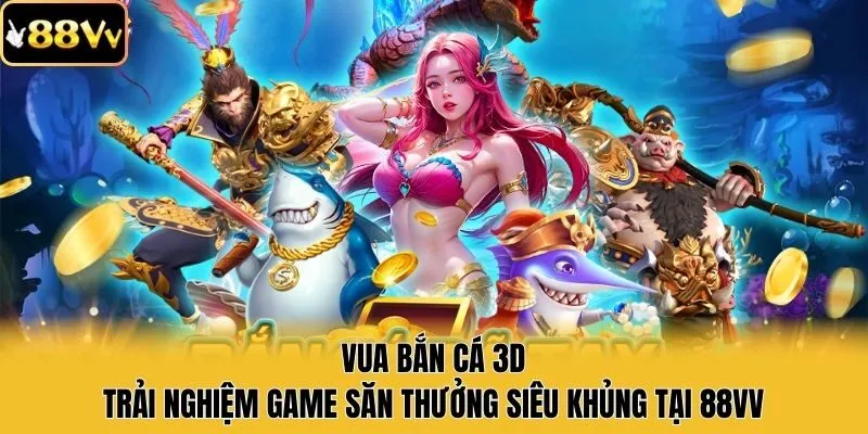 Vua Bắn Cá 3D - Trải Nghiệm Game Săn Thưởng Siêu Khủng Tại 88vv